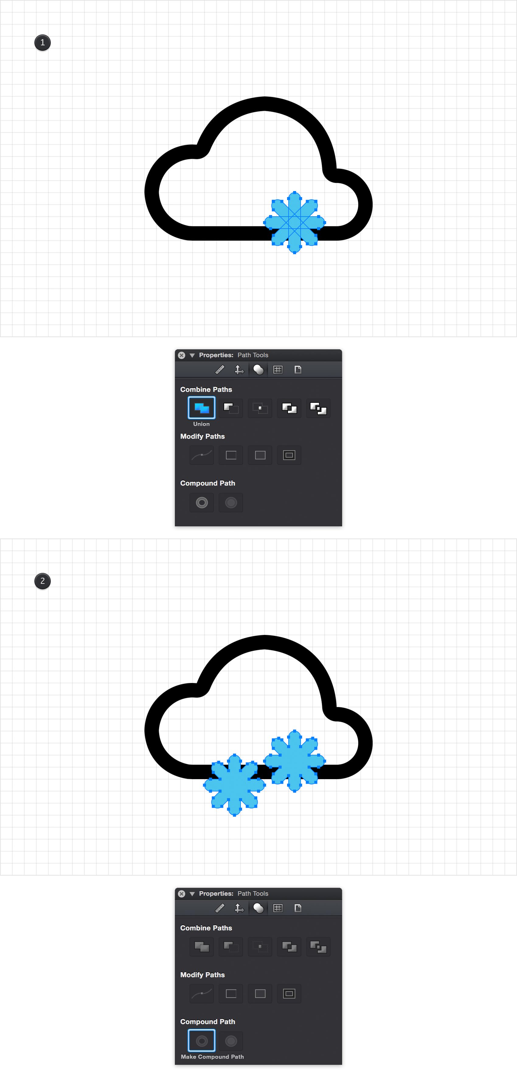 Graphic - Create a Set of Flat Weather Icons