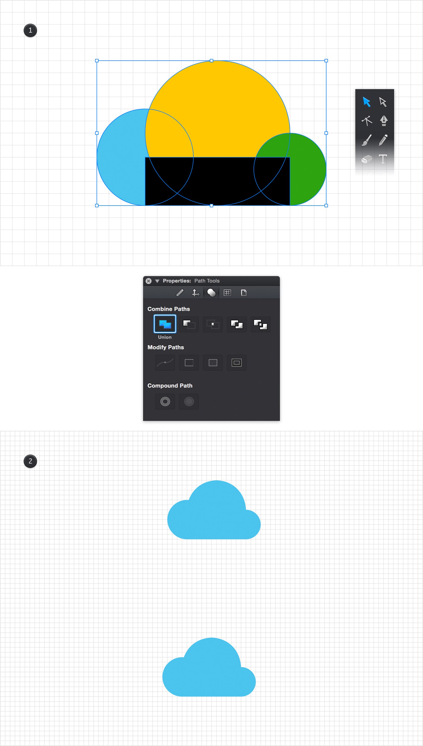 Graphic Create A Set Of Flat Weather Icons