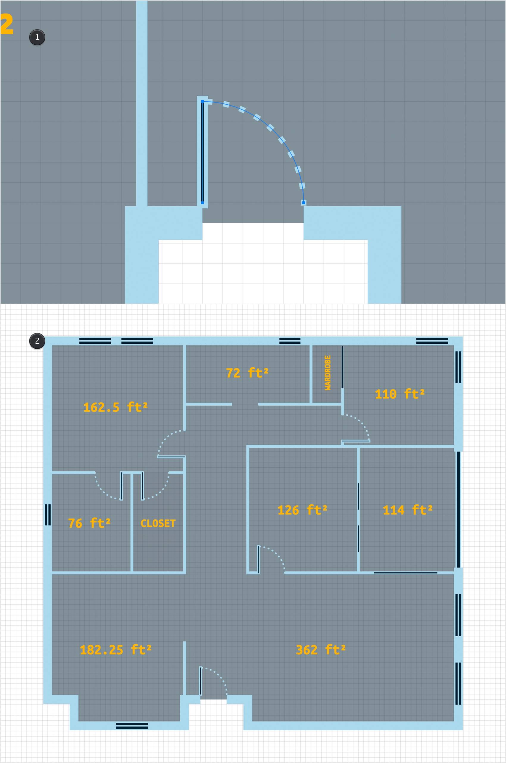 How to create floor plan