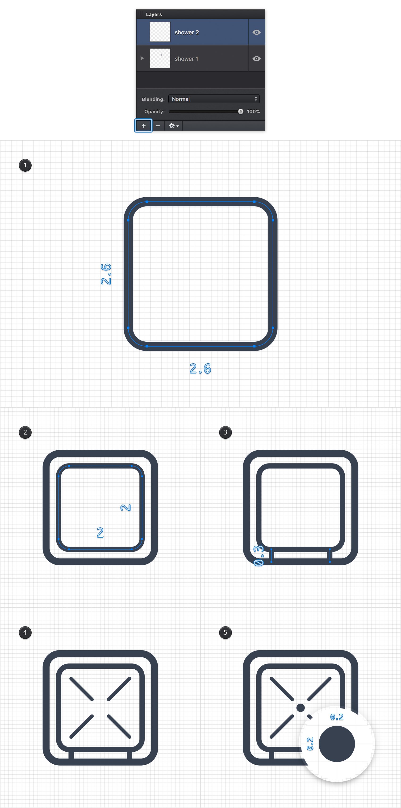 Graphic - Create a Set of Indoor Floor Plan Shapes